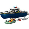 Lego city - achtervolging met politieboot constructiespeelgoed (60456)