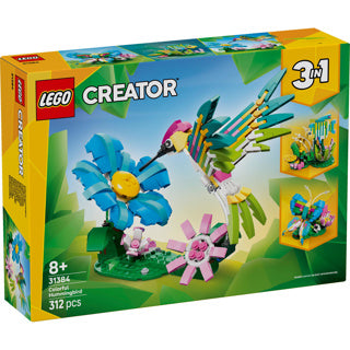 Lego ® creator 3in1 wilde dieren: kleurrijke kolibrie - 31384
