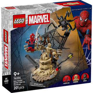 Lego 76334 Super Heroes Marvel Ultimate Battle: Spider-Man contro Sandman