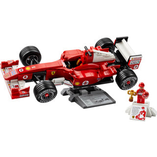 Icone Lego 11375 Ferrari F2004 e Michael Schumacher