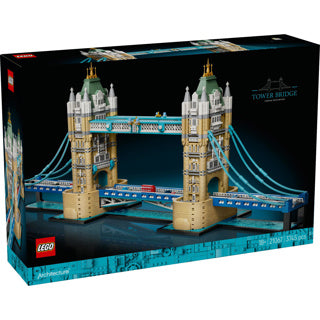 Lego architecture tower bridge landmark building kit for adults, home decoration 21067