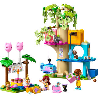 LEGO 42666 Amigos Fiesta de cumpleaños de gato y casa en el árbol