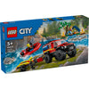 Lego LEGO City 60412 Autopompa 4X4 con barca di salvataggio