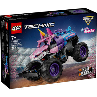 Lego technic 42220 monster jam sparkle smash retroceso