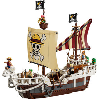 Lego one piece 75639 el barco pirata yendo alegre