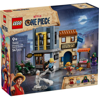 Lego one piece enfrentamiento con el capitán fumador juguete para niños a partir de 9 años 75642