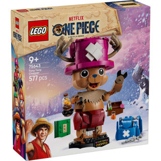 Lego one piece tony tony chopper merchandising de una pieza, juguetes piratas para niños 75643