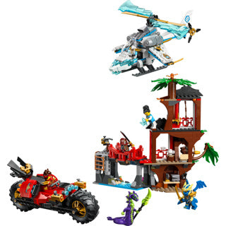 Veicoli ninja Lego Ninjago 71857 nella casa sull'albero