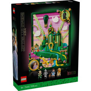 Lego 75685 arte de pared de la malvada ciudad esmeralda