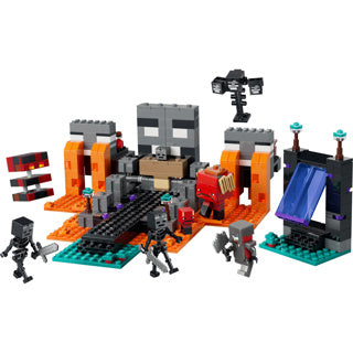 Lego minecraft de wither-strijd videogame speelgoed voor kinderen - 21590
