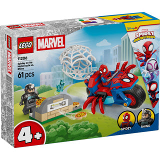 Lego 11206 Spidey Spidey sulla sua moto contro il rinoceronte | 2 pezzi