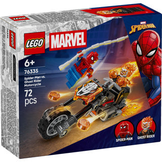 Lego super heroes 76335 marvel spider-man vs. ghost rider motor