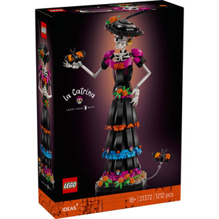 Lego ideas kit de construcción de figuras la catrina para adulto y decoración del hogar 21372