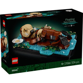 Lego ideas drijvende zeeotters - 21366