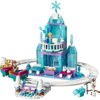 Lego Disney Princess 43281 Il castello di ghiaccio e la cavalcata sulla neve di Elsa