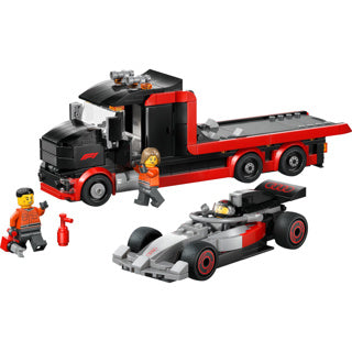 LEGO City 60493 F1 camion espositivo con auto da corsa Audi F1
