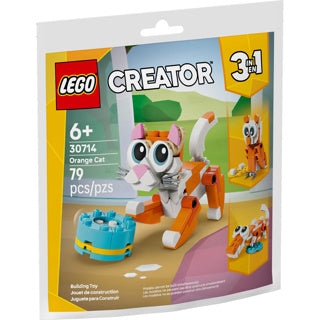 Lego 30714 Borsa gatto arancione | 10 pezzi