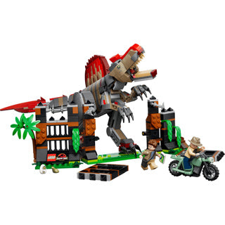 Lego Jurassic World Spinosaurus Fuga Dinosauro Giocattoli per Bambini 77982