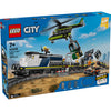 Lego ® city overval op politietrein - speelgoedtreinset - 60508