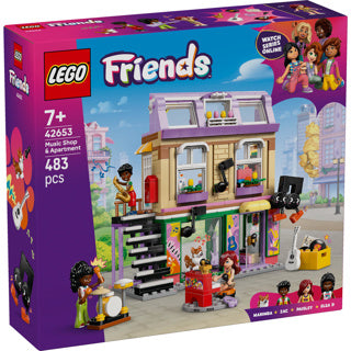 LEGO 42653 Friends Music Shop and Apartment