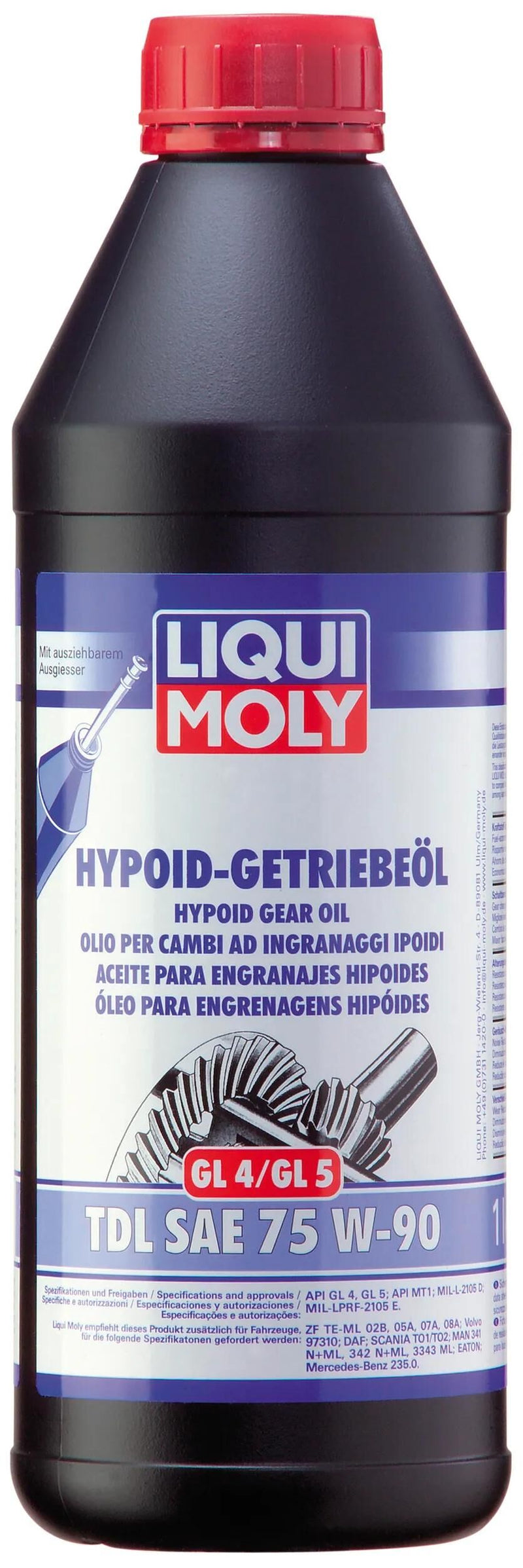 Liqui Moly Hyp. Aceite de engranajes 75W90 1L