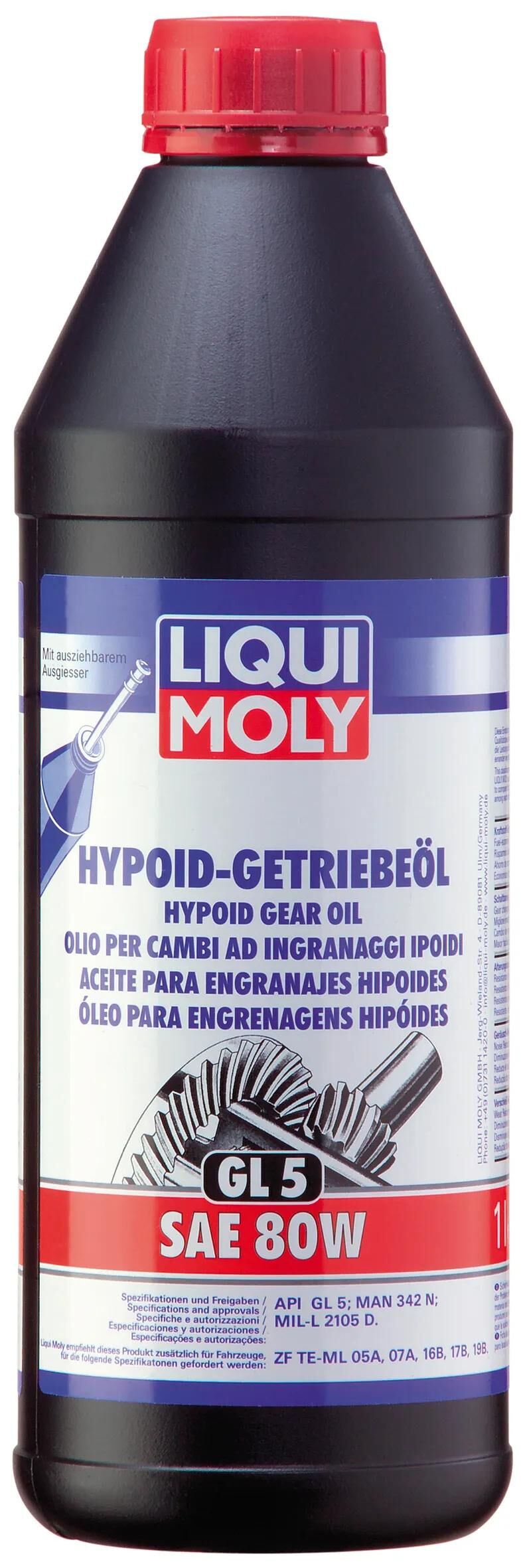 Liqui MOLY IPROGE IPROODE OLIO SAE80W LM GL5 1LTR.