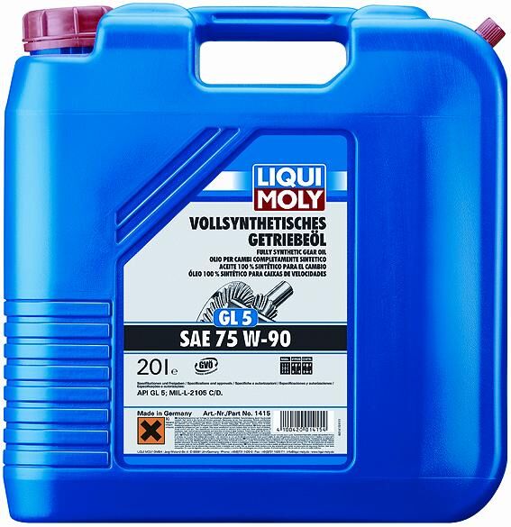 Liqui moly getriebeöl gl5 getr.oel 75w90 gl5 20l lm