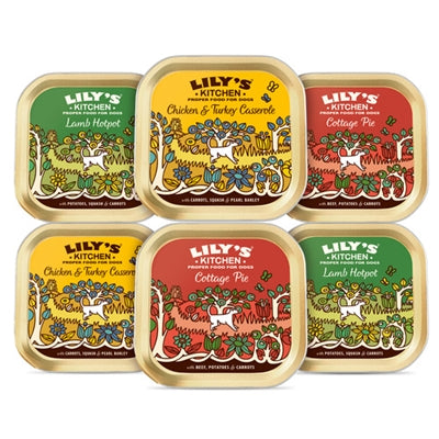 Lily's kitchen Cene per cani vassoio multipack per adulti