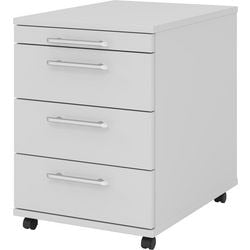 Bach mobile drawer unit hammerer 1606 5 light gray 42.8 x 58 x 59 cm