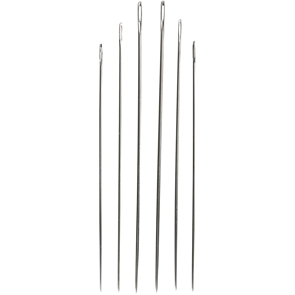 Creativ Company stop needles silver 1-5, 6st.