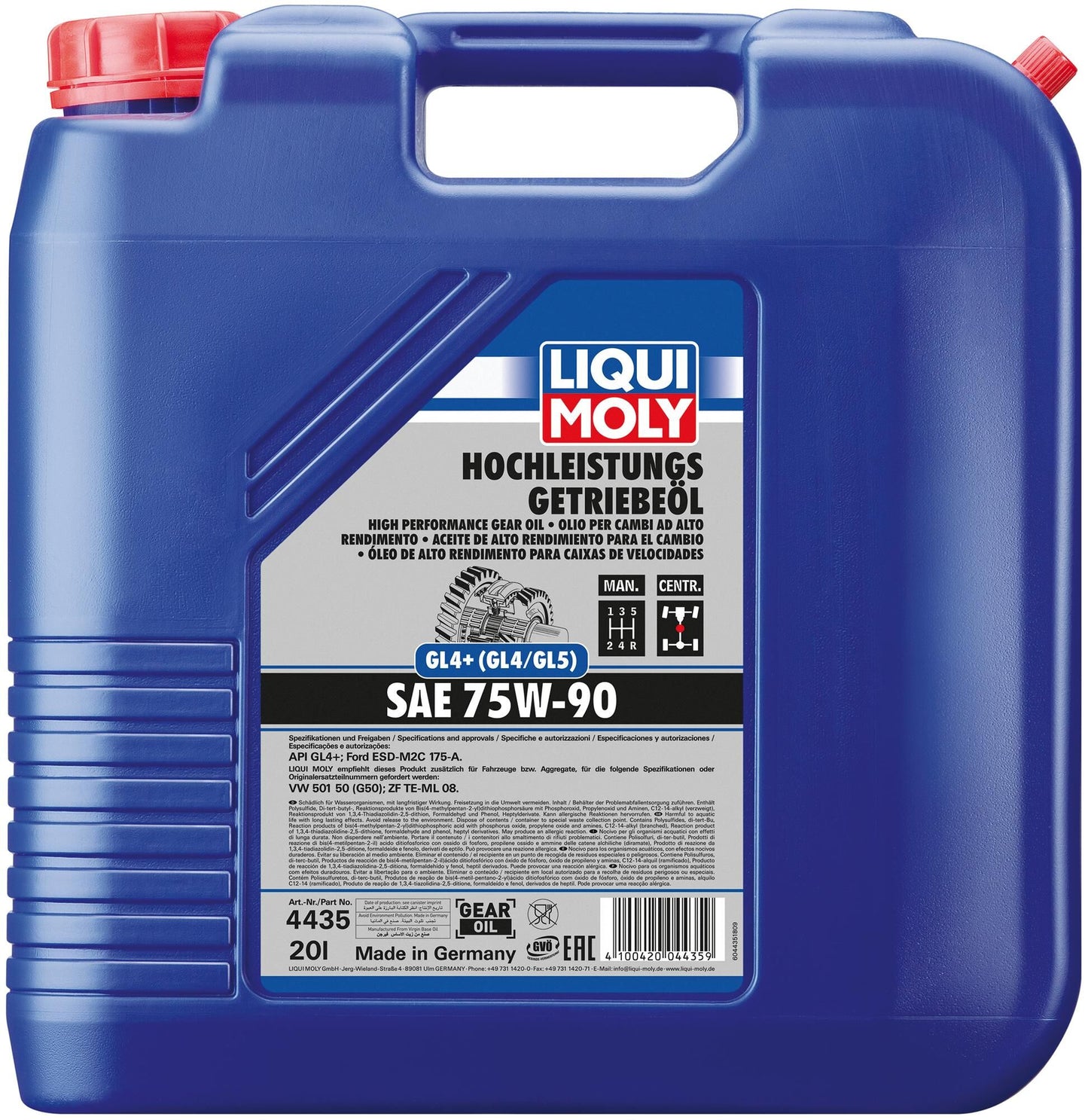 Liqui MOLY ingranaggio olio 75W-90 20L LM