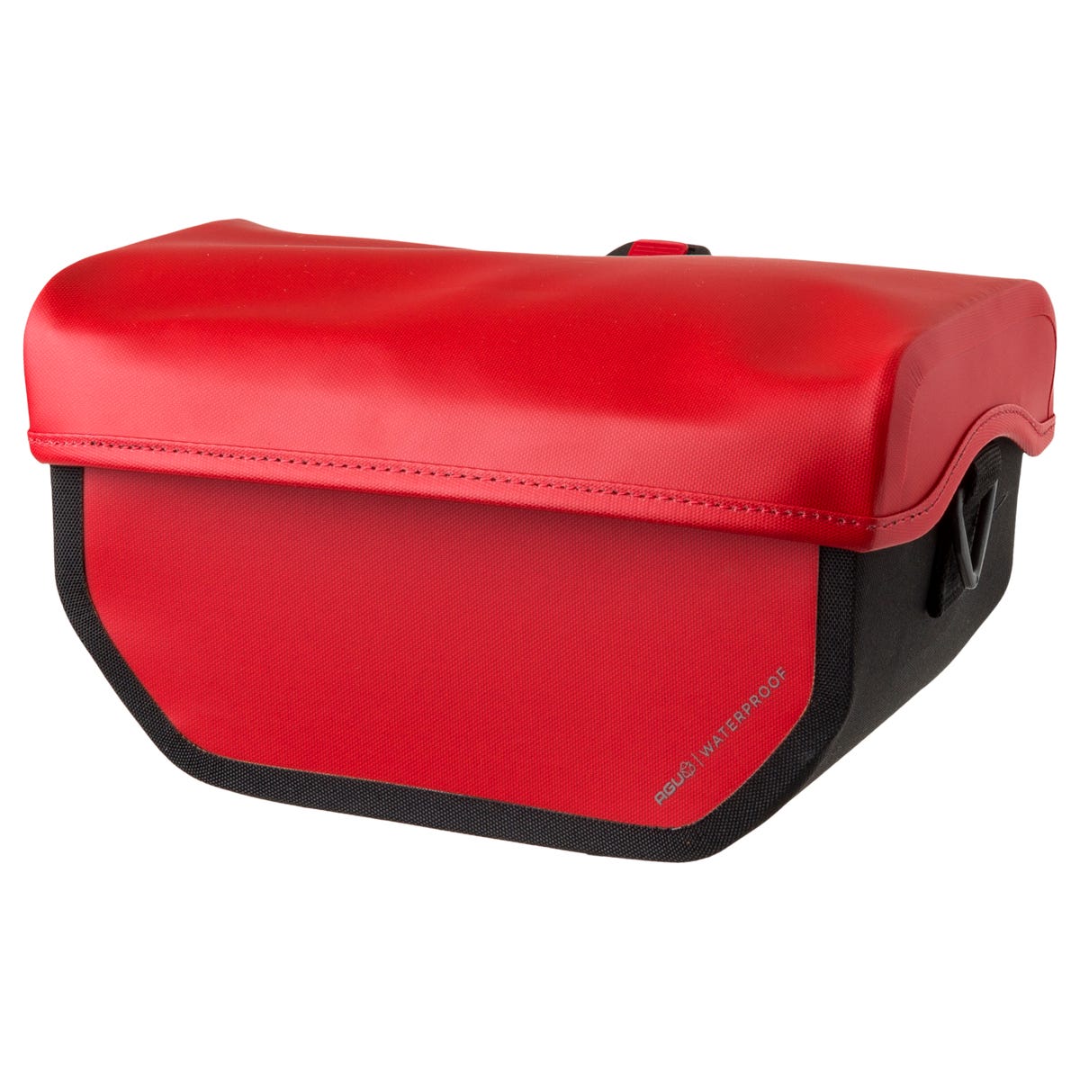 Bolsa de manillar Agu clean refugio klickfix mediana roja
