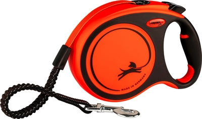 Flexi rollijn xtreme nastro nero arancione