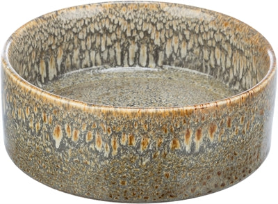Trixie Food Bowl Beber Bin Ceramic Brown