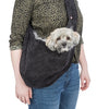Trixie Dog Bag Belly Carrier Soft Negro Gris