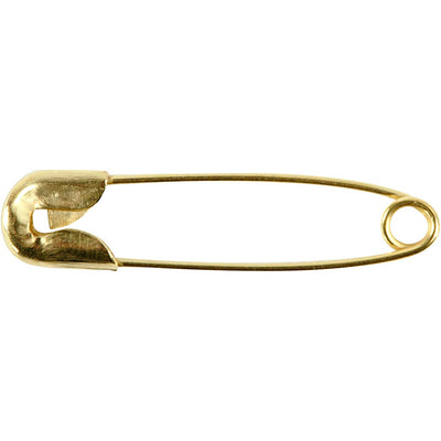 Creative Company Safety Pins Gold, 100 °.