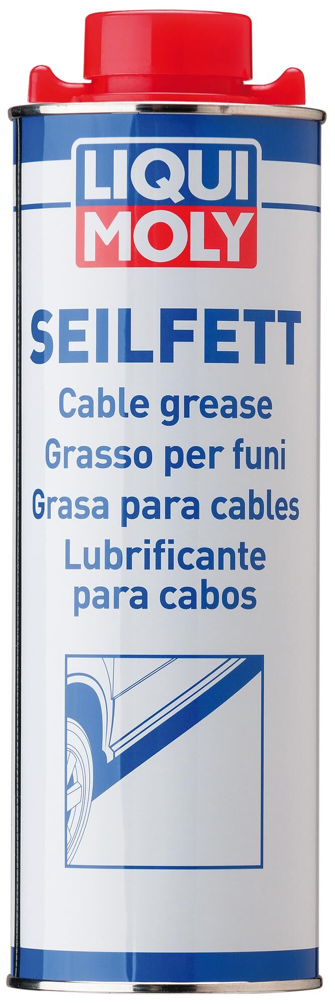 Liqui moly universeelvet seilfett rope grease 1 ltr.