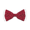 Mually Gifts de Navidad Butterfly Bow Satin Rojo