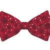 Mually Gifts de Navidad Butterfly Bow Satin Rojo