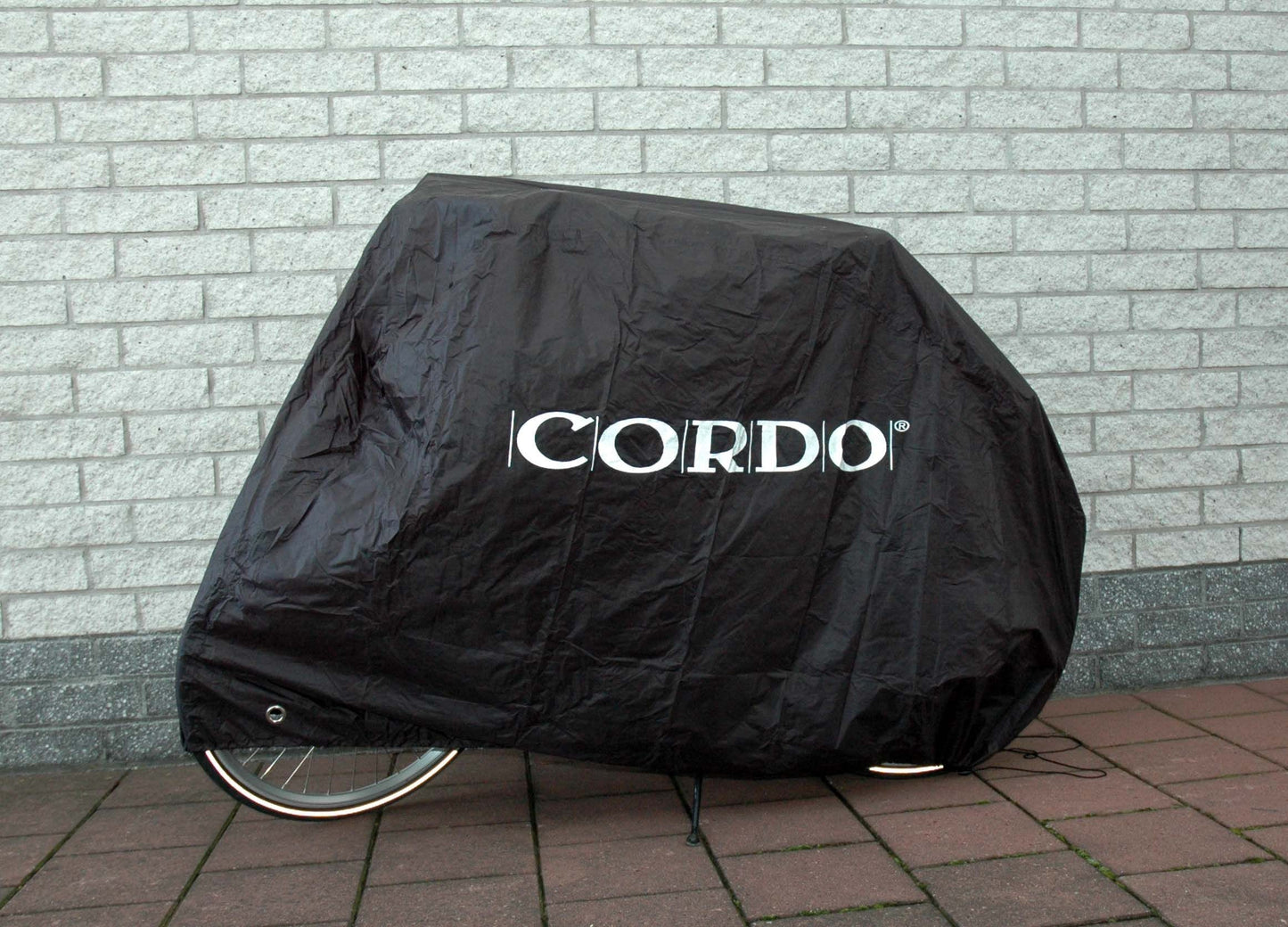 Funda de bicicleta Cordo para 2 bicicletas negra 128x98x235cm
