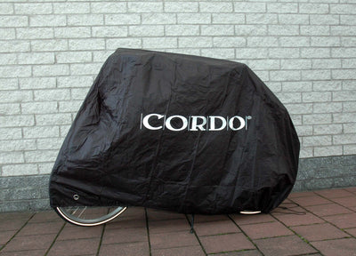 Copribici Cordo per 2 biciclette nero 128x98x235 cm