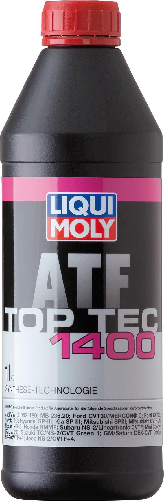 Liqui moly transmissieolie top tec atf 1400 top tec atf 1400 dose 1l