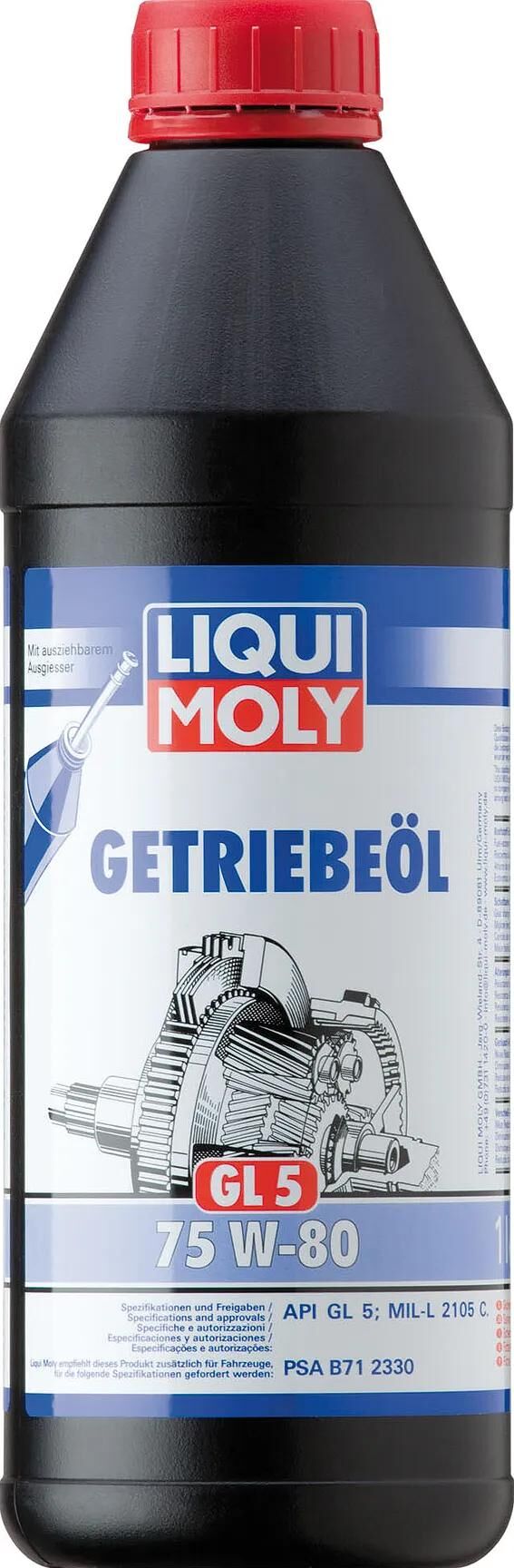 Liqui MOLY ingranaggio olio GL5 75W-80 dose 1L