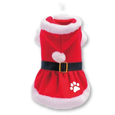 Delfts Gifts Vestido de Navidad Santa Claus Poot Red