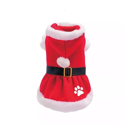 Delfts Gifts Vestido de Navidad Santa Claus Poot Red