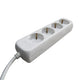 Toma de mesa de 4 vías + cable de 3 m