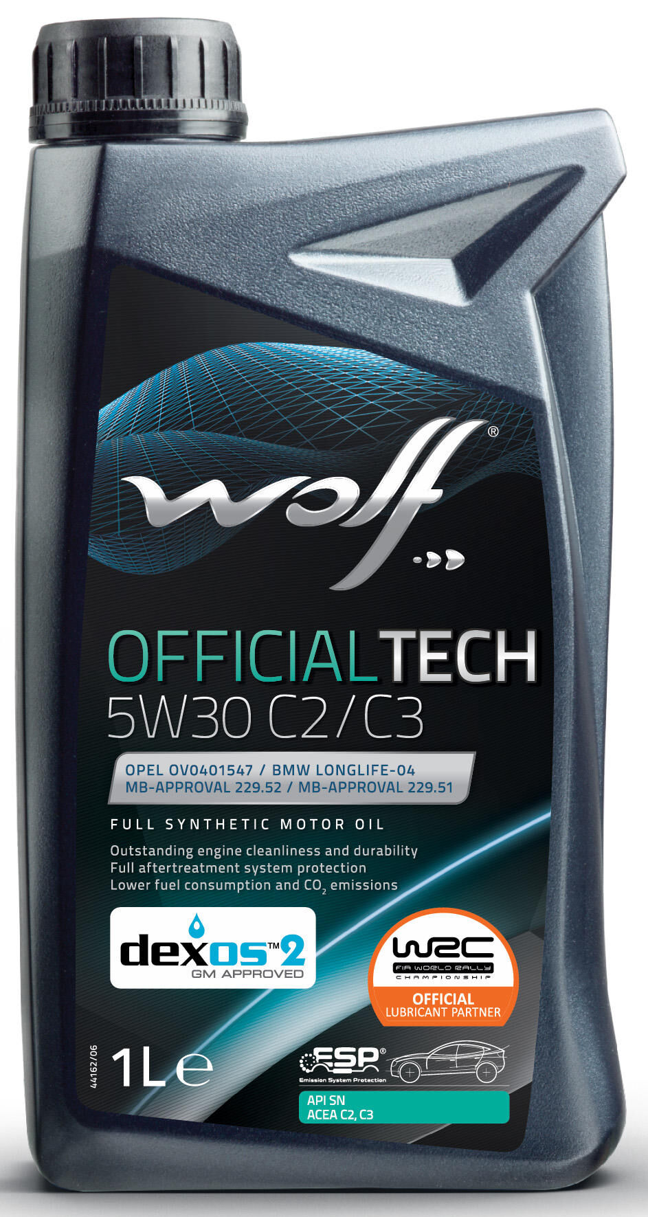 Wolf Motor Oil OfficerTech C2 C3. MOTOROIL 5W30 1L OficialTech C2 C3