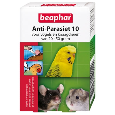 Beaphar Anti-Parasite roñando pájaro