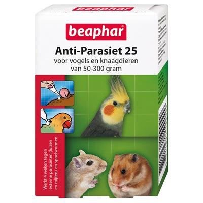 Beaphar Anti-Parasite roñando pájaro
