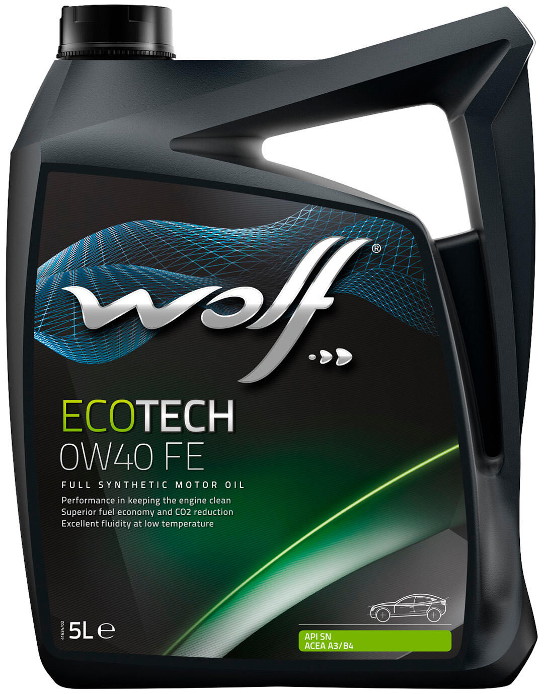 Wolf Motor Oil Ecotech Fe. MOTOROIL 0W40 5L ECOTECH FE